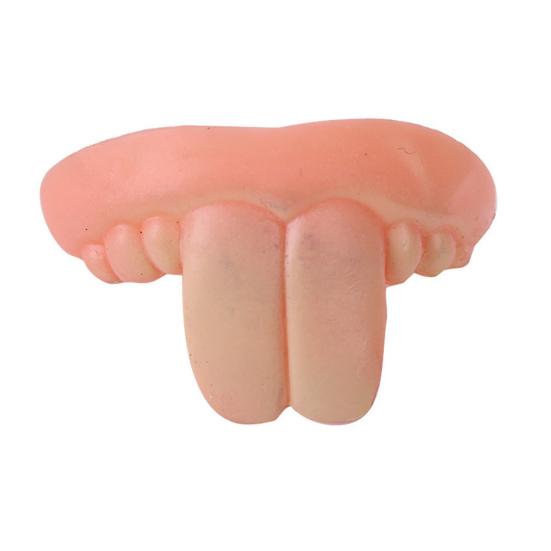 4Pcs/Set Halloween Fake Teeth Buckteeth Braces Cosplay Party Prank Trick Toy