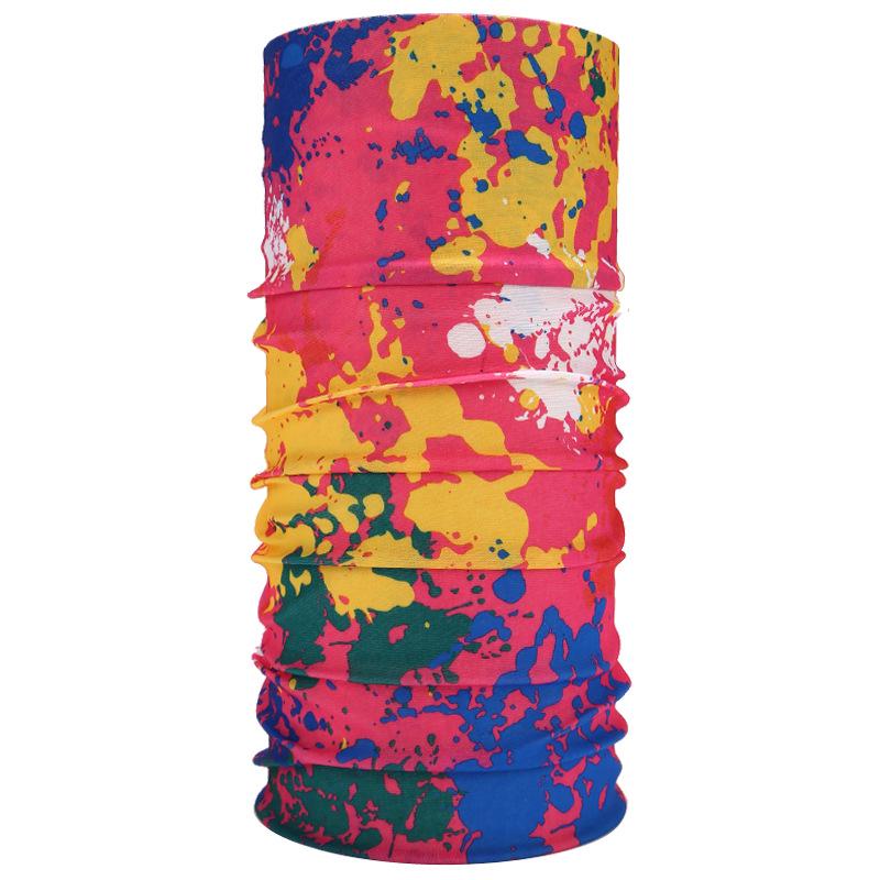 Unisex Sports Outdoor Seamless Headband - Multifunctional Sweat-Wicking Sun Protection Scarf & Neck Gaiter for Cycling