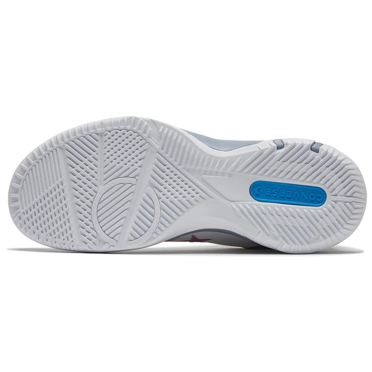 Converse G4 Basketball Shoes White Blue 168792C