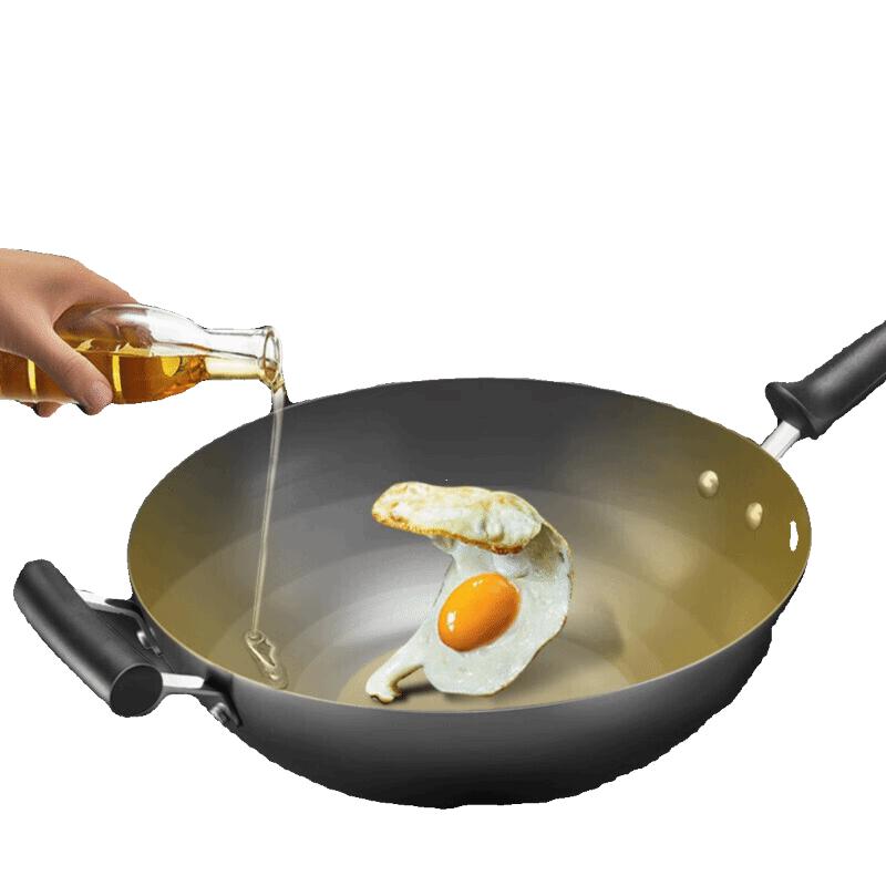 SUPOR Titanium Composite Iron Coating-Free Non-Stick Wok