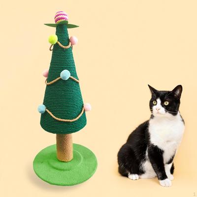 , Christmas Tree Ornament, Sisal Climbing Frame, Pet Toy, Tower Toy for