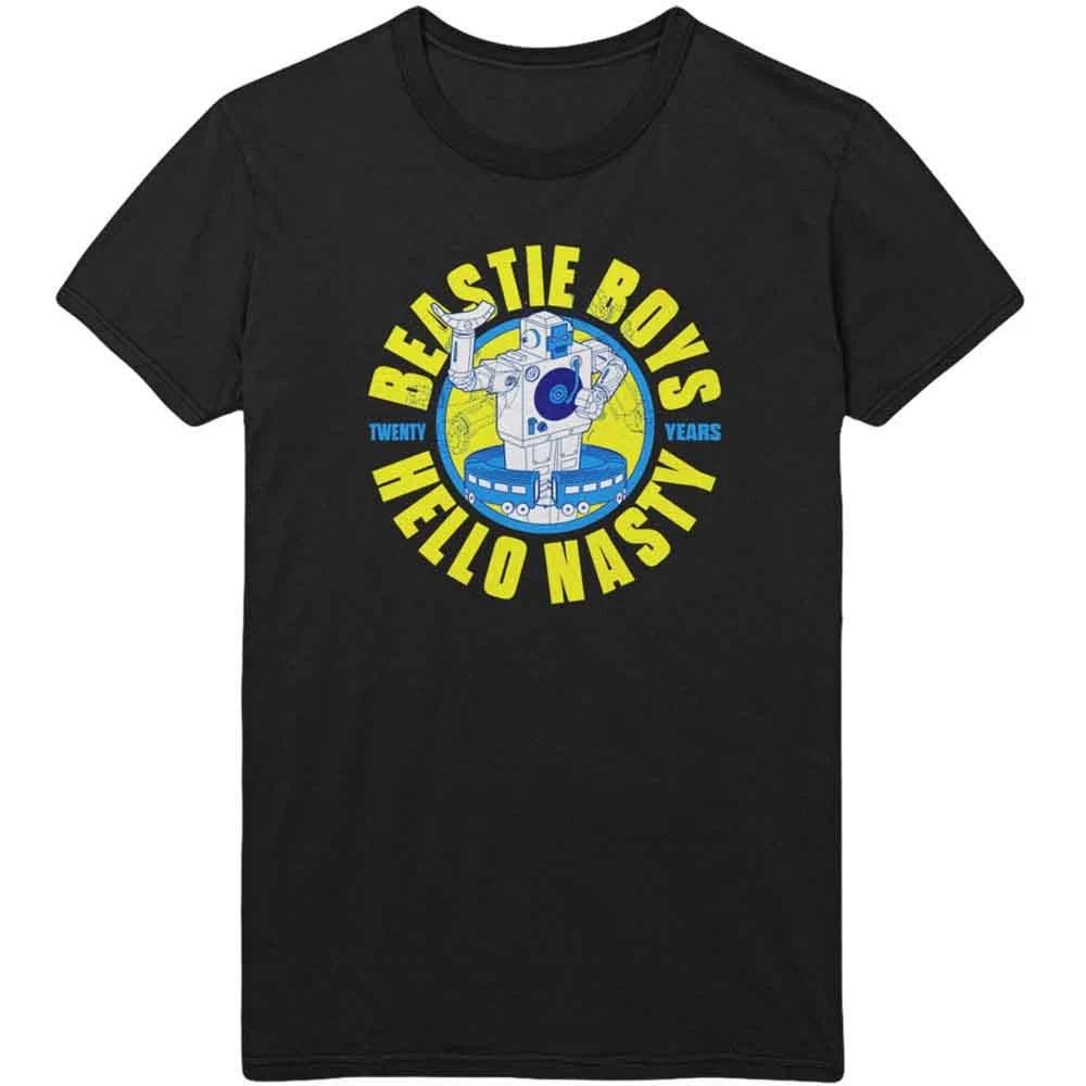 Beastie Boys T Shirt Hello Nasty 20 Years Band Logo new Official Mens Black XL