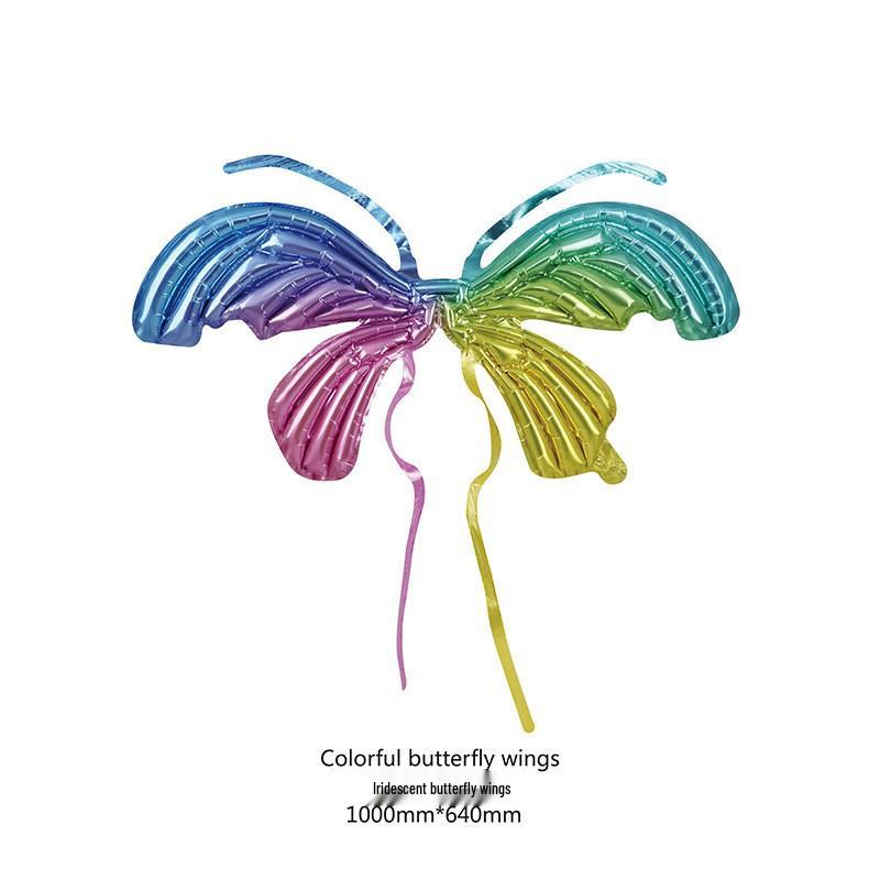 Colorful Children's Angel Wings Inflatable Butterfly Balloons for Night Market and Street Stall Decoration