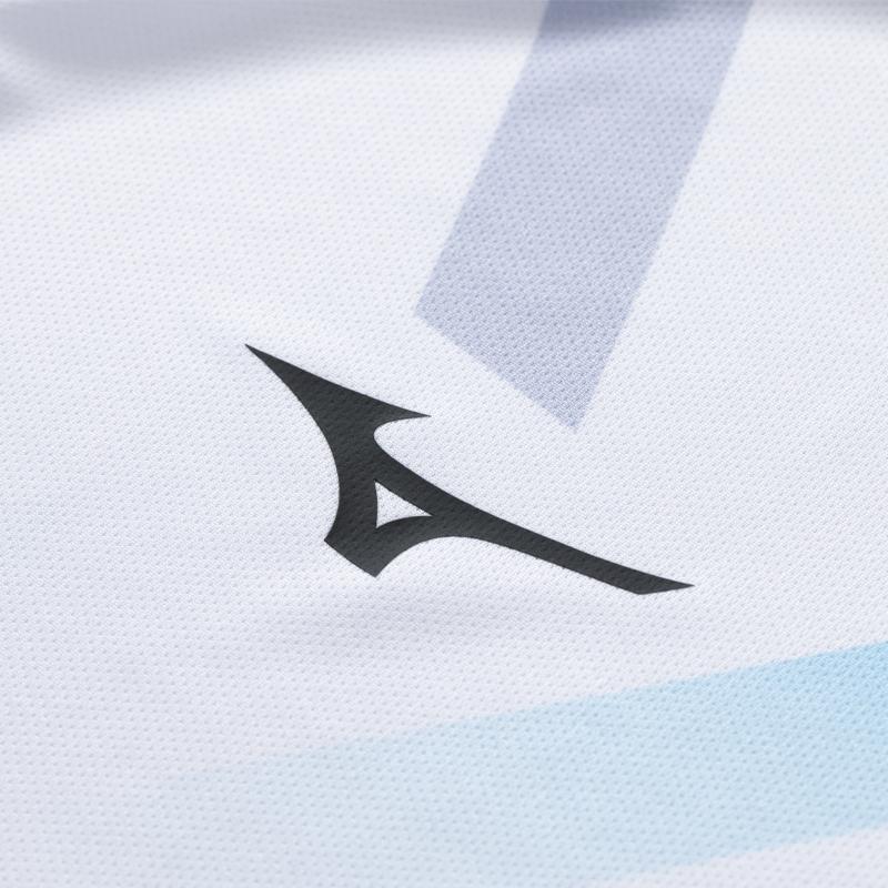 Mizuno Quick-Drying Breathable Sports Short Sleeve T-Shirt Unisex Tops Bleached-White C2CA53Z501