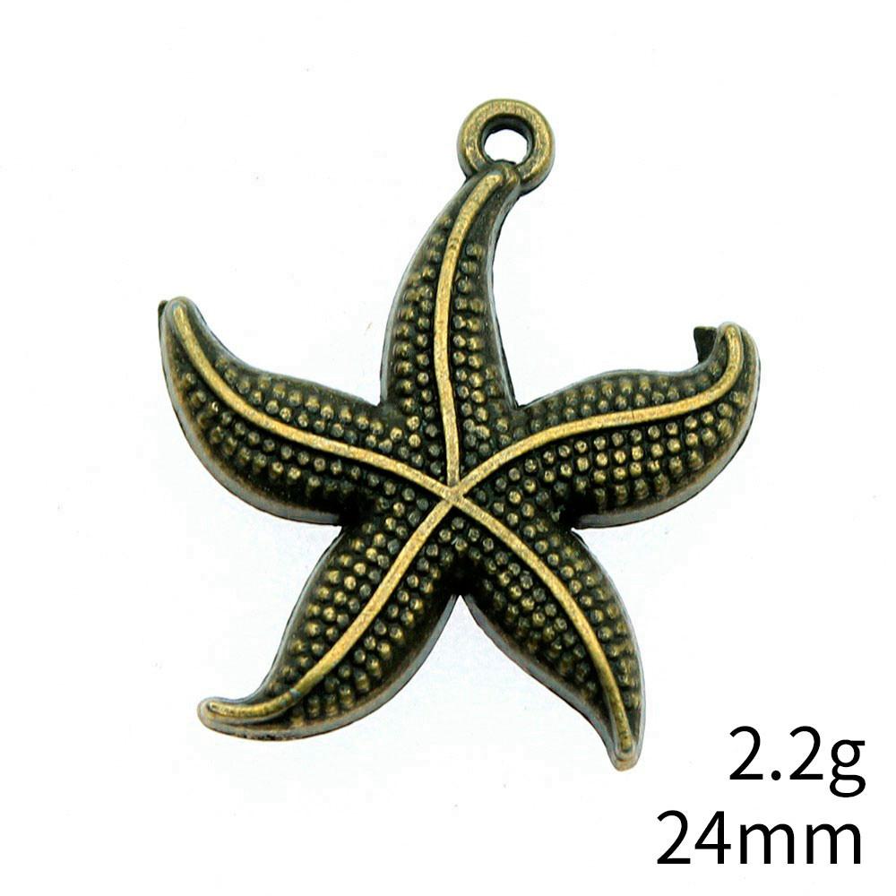 Mother's Day Charms For Needlework Starfish Charms Pendant Clearance Sale Items Pendants For Bracelets