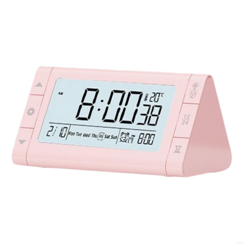 62KD Multipurpose Silents LED Digital Clock with Time and Temperature for Work and Rest