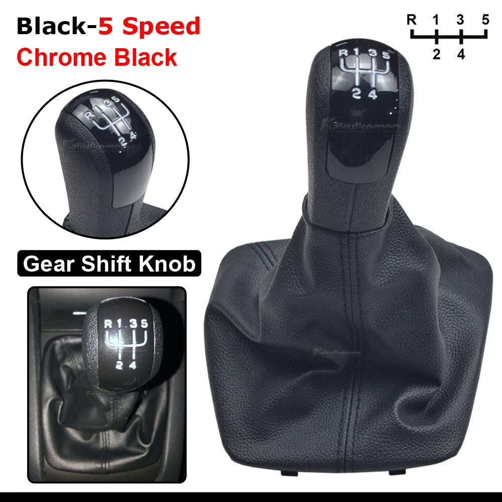 For Skoda Octavia 2 A5 A6 2004 2005 2006 2007 2008 2009 2010 2011 2012 2013 5/6 Speed Gear Lever Stick Shift Knob Leather Boot