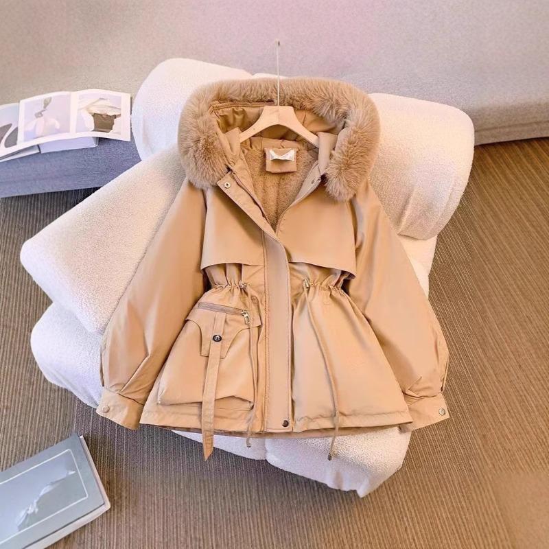 Winter New Down Cotton Clothes with Down Integrated Winter Jacket Pie Overcome Cotton Coat