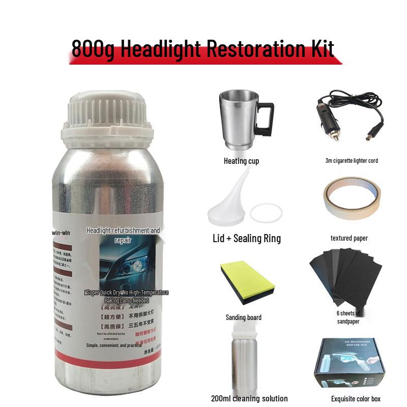 

Набор для ремонта и полировки фар - Восстановите прозрачность и удалите царапины