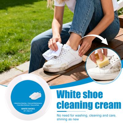 Shoe Cleaner Cream, Multipurpose No-Wash Comes With Sponge Stains, Multipurpose Shoes Clean Cream