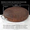 Spruce Wood Round Cutting Board with Handle