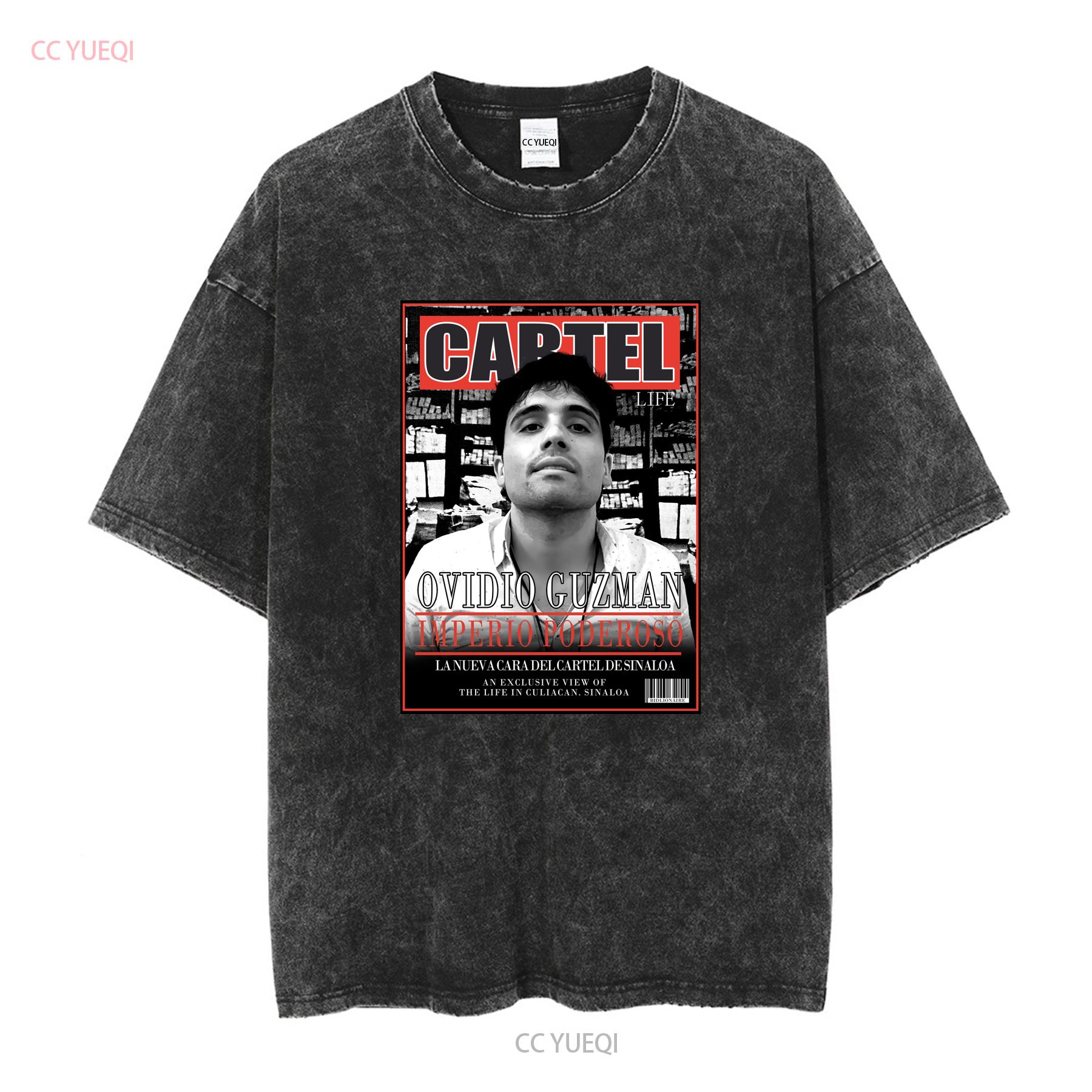 

VTG Cartel T Shirt Ovidio Guzman El Chapo Son Narco Life Pablo Escobar Mexico RARE vintage Washed Unisex designer clothes Soft M