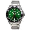 Casio Standard Analog Sports 200m Water Resistant Watch MDV-107D-3A2V Men's Green Dial Metal Band