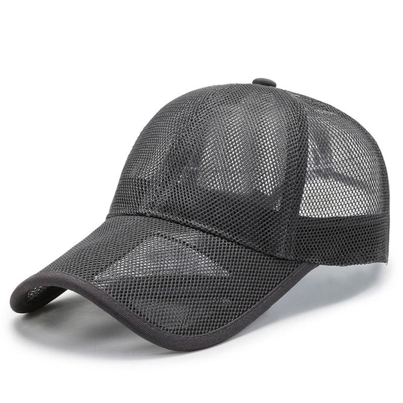 Adult Unisex Baseball Hat Sport Quick Drying Sun Hat Breathable Mesh Hat Outdoor Camping Mountain Climbing Visor Hat