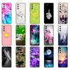 For Huawei P40 Case 6.1inch Soft Silicon Phone Back On Huawei P 40 Pro Cover Bumper Fundas Black Tpu Case Pink Anime Space Car