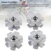 8Pcs 28.6mm Fork Cycle Fork Star Nut Steel BCycle Headset Star Nut  Cycling Repair