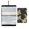KX4B Circular Needle Organiser Bag with 12Pcs Removable Zippered PVC Binder Pocket Portable Knitting Needle Case For Sewing
