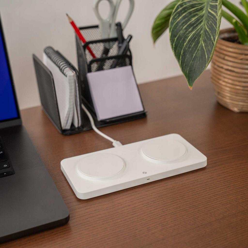 Sc Wireless Dual Charger Magcharge Wm3W White