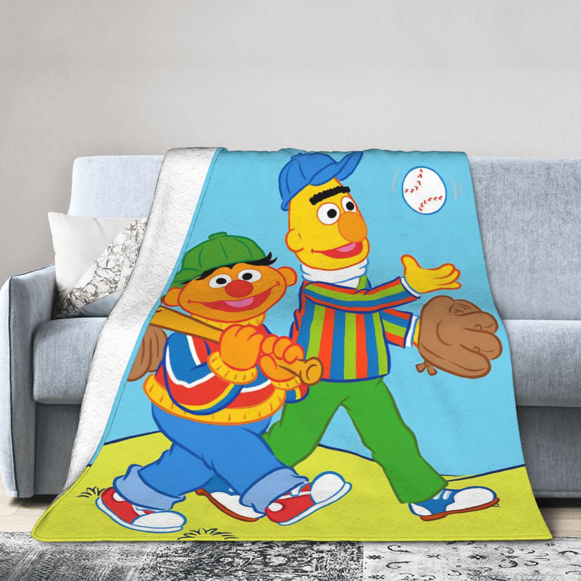 

Warm Soft BlanketStudents Travel Cookie Monsters Throw Blanket Flannel Bedspread For Couch Chair Sofa Bed Sofa Bed Cover 75x90cm