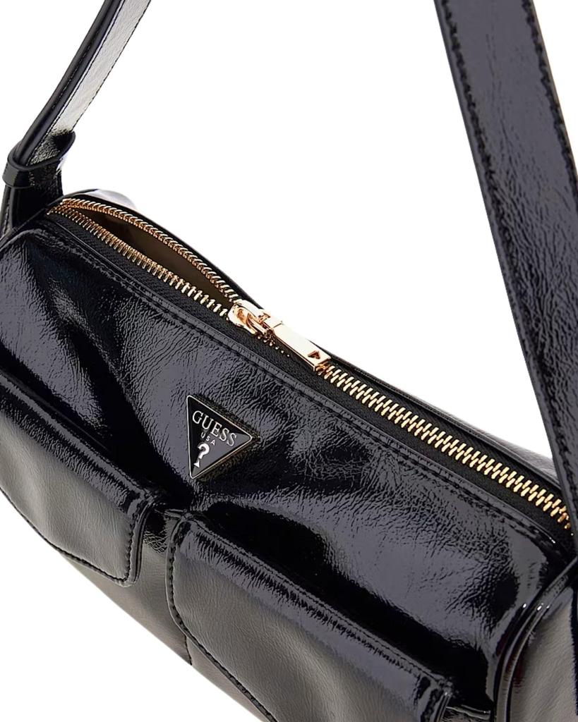 Shoulder WALDENA SML TOP ZIP SHLDR BAG BLA [Guess] Women's