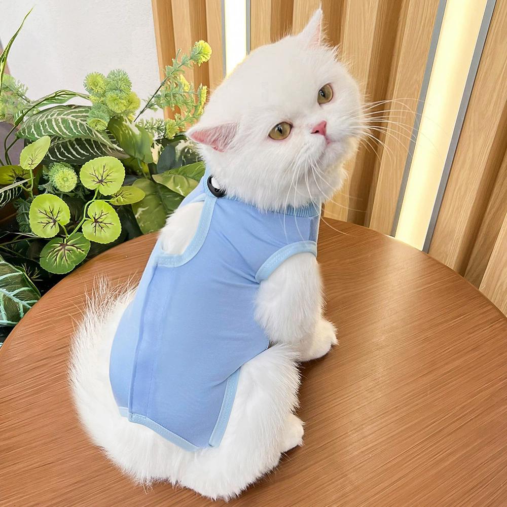Comfortable Thin Stretchy Pet Recovery Suit for Cat Dog Surgery Spaying Neutering Aftercare Stretchy Cat Clothes Accessory