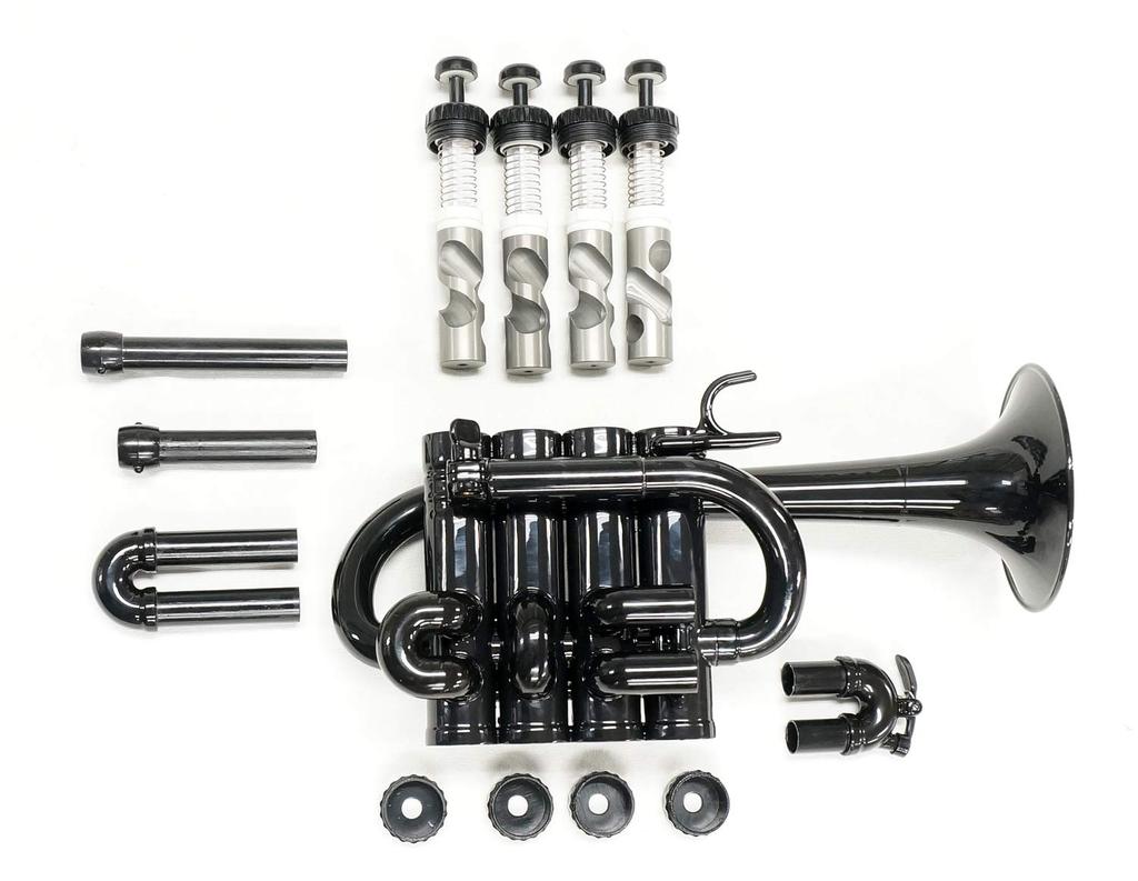 ZO PC-05 Plastic Piccolo Trumpet, Black