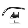 3Pc Small Block Chevy Black SWP Short Water Pump Alternator Bracket For 1955-1968 SBC Small Block Chevy 265 283 305 Drivers Side