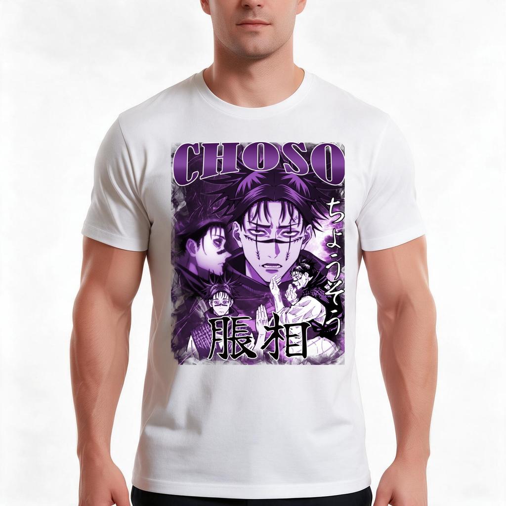 Choso Kamo Toji Yuji Jujutsus Kaisen Movie JJK TShirt Summer Casual Cotton Tee Oversized Streetwear Tops  Cotton