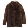 SAGA MINK Fur Coat 9 Brown Women Used