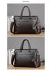 Men's Genuine Leather Cowhide Laptop Crossbody Bag - Business Travel Trend