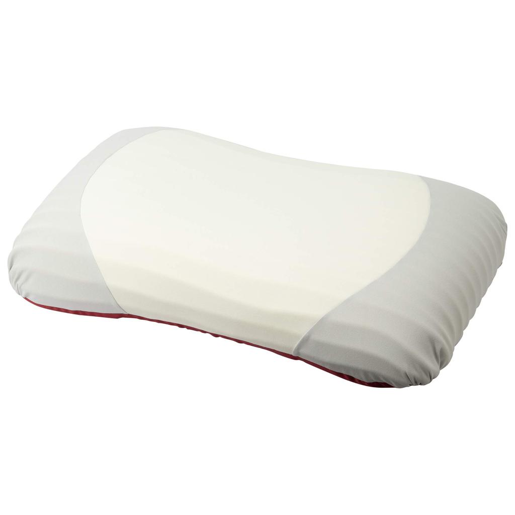 Nishikawa newmine Hair-Friendly Pillow, Gray, 60x37x12cm, Corrugated Urethane Foam with Ventilation Holes, Anti-Steam, Gentle on Hair, EH99165065GR