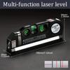 Laser Level Tool Multi-Purpose Laser Level Standard Cross Line Laser Level Beam Tool With Metric Ruler 8ft/2.5m For Picture Hanging Cabinet Tile Wall