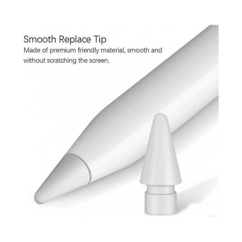 Compatible with Apple Pencil nibs iPencil 4-pack Tips, Highly Sensitive Replacement Nibs Input Pen Tip Compatible for iPad Pro Apple Pencil 2 / Apple