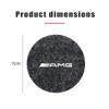 ZQE1  Car Water  Coaster Pad Non-slip Mat For Mercedes Benz AMG W204 W205 W203 W211 W212 W213 W201 W210 W124 W126 Auto Accessories