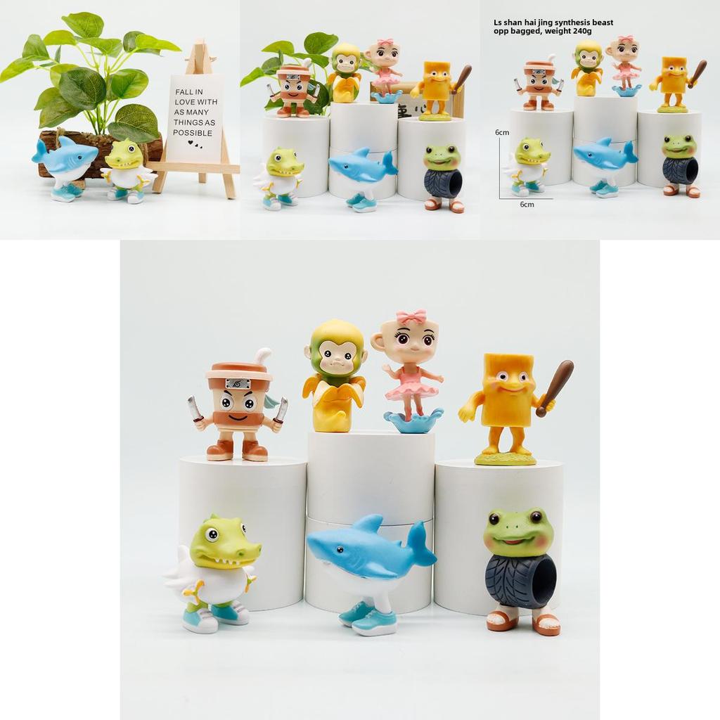 Italiana brainrot Pvc Model Ornament For Desktop Decor And Gift Ideas