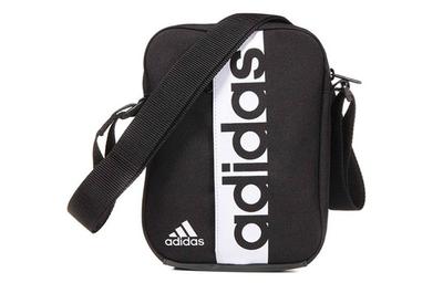 adidas Polyester Small Square Bag, Shoulder Bag, Crossbody Bag Regular Unisex Black S99975