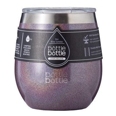 250ml Stainless Steel Tumbler with Vacuum for or Any Perfect for Home or Office Purple Lid, Insulated, Straw, Insulated, Coffee, Wine, Beer, Occasion,