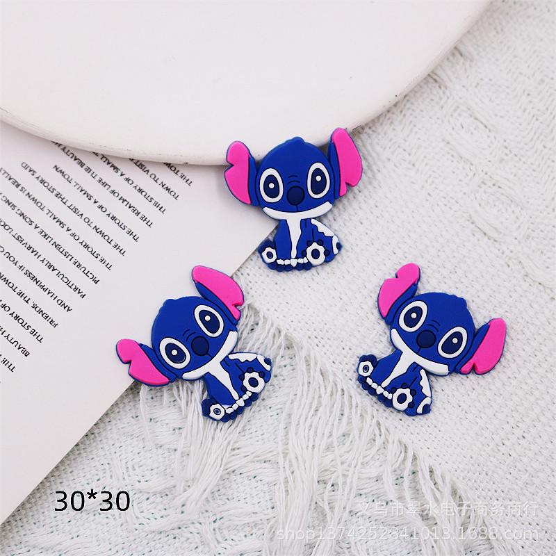 PVC Cartoon Stitch Series DIY Figurines for Phone Cases, Hairpin Ornaments, and Accessories