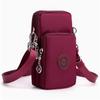 Stilvolle Beige Crossbody Sling Tasche mit Mehreren Taschen Leichte Handy-Geldbörse mit Verstellbarem Riemen Umhängetasche für Damen für den Täglichen Gebrauch