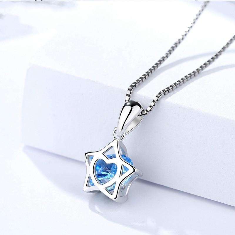 Buy Fashion Pendant Five-pointed Star Necklace Women's Simple All-match ...