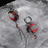 Ring Drop Earrings Asymmetric Tassel Design Moon Crowd-pleasing Decor Finger