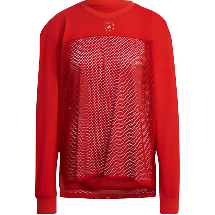 Adidas T Shirts Women s Red Crew Neck GM5393 A/XS