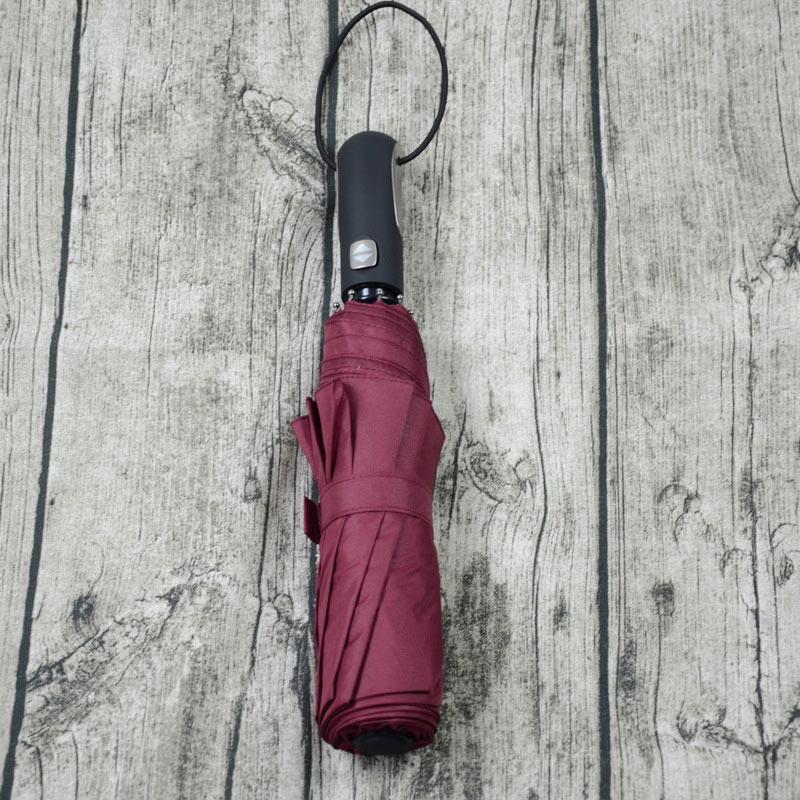 

2017 Большие Прочные Модные Ветрозащитные Мужские Мягкие Складные Компактные Полностью Автоматические Зонты От Дождя Высокого Качества Эпонж красный