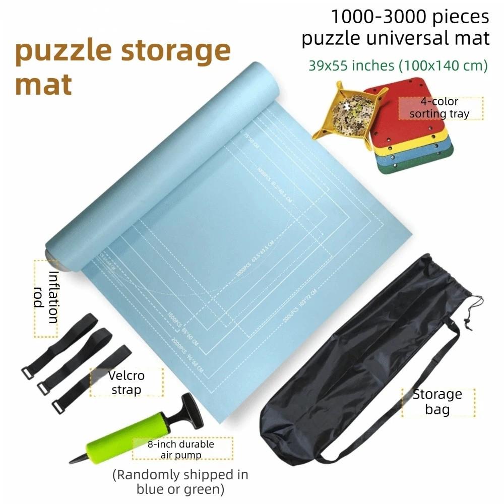 Roll Up Jigsaw Puzzle Storage Mat Set Puzzles Keeper  Parent-child Early Education