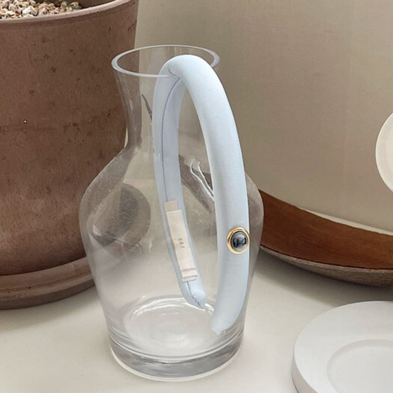 oar Satin Slim Hairband [AiryBlue]