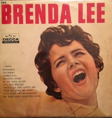 10inch Record BRENDA LEE  Brenda Lee JDL2102 DECCA 1960 Japan Pop Used