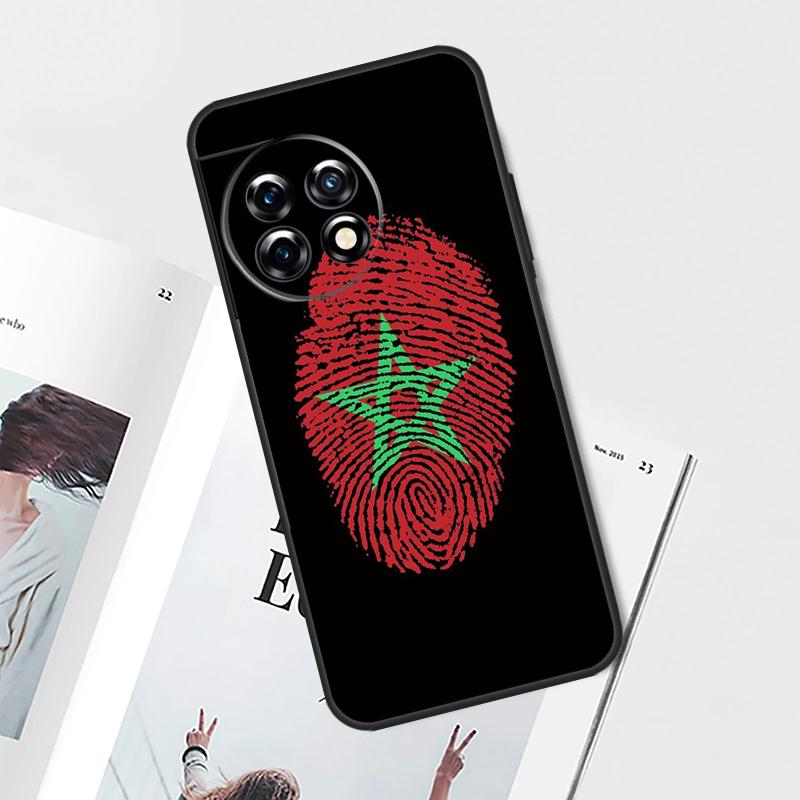 Maroc Morocco Flag Case For OnePlus 12 11 9 10 Pro 8T 9R 10T 10R 12R OnePlus Nord 2 2T N20 N10 CE 3 Lite Cover