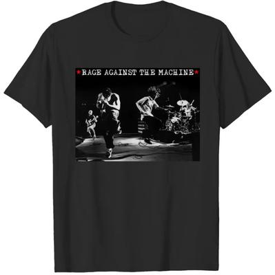 Rage Against The Machine T Shirt Black Cotton Unisex Short Sleeve T-Shirt All Si Unisex T-Shirt