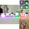 Colorful Glow In The Dark Christmas Cartoon Soft Rubber Rings For Kids Parties