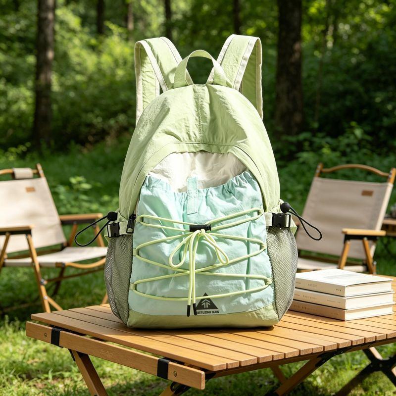 Schoolbag1011 New Simple Backpack Female Student School Bag Outdoor Sports Backpack Mountaineering Bag Short Trip Bag